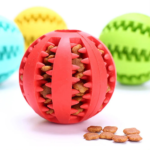 Interactive rubber chewing balls for Teeth Cleaning & Toy for attracting the interest