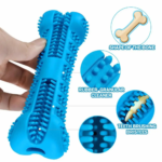 Natural dental care for dogs (Chew toy toothbrush)