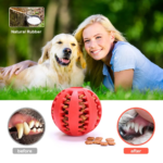 Interactive rubber chewing balls for Teeth Cleaning & Toy for attracting the interest