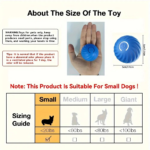 Smart automatic jumping and interactive moving ball for Dogs