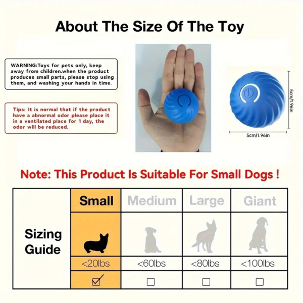 Smart automatic jumping and interactive moving ball for Dogs