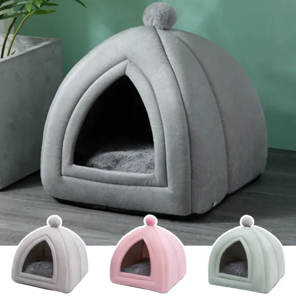 Foldable cat house