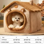 Foldable dog and cat house