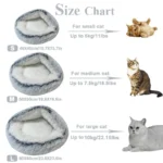 Winter Long Plush Cat Bed