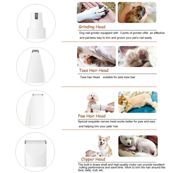 4 in 1 Clippers for dog and cat