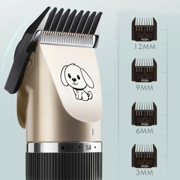 Electronic Pet Hair Trimmer Rechargeable Low-noise Dog Cat Haircut Kit Puppy Blade Cutter Machine Pet Grooming Shaver Scissor