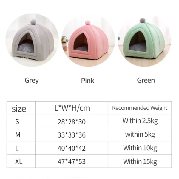 Foldable cat house