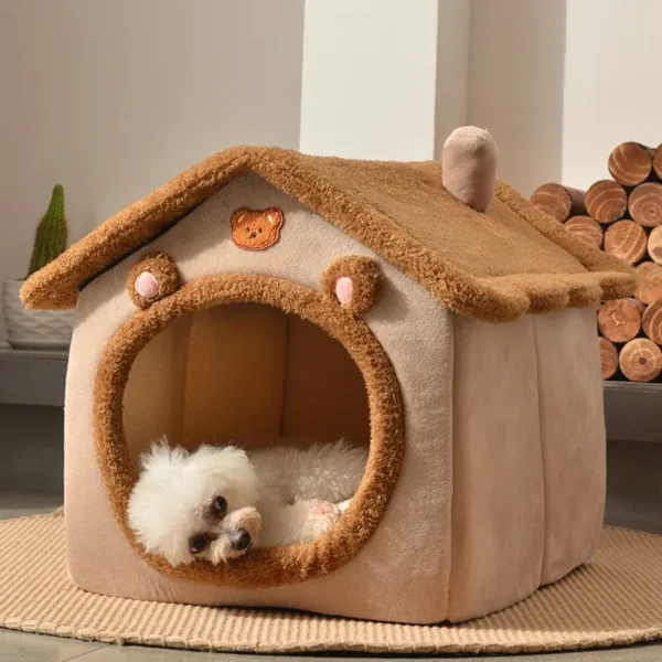 Foldable dog and cat house