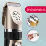 Electronic Pet Hair Trimmer Rechargeable Low-noise Dog Cat Haircut Kit Puppy Blade Cutter Machine Pet Grooming Shaver Scissor