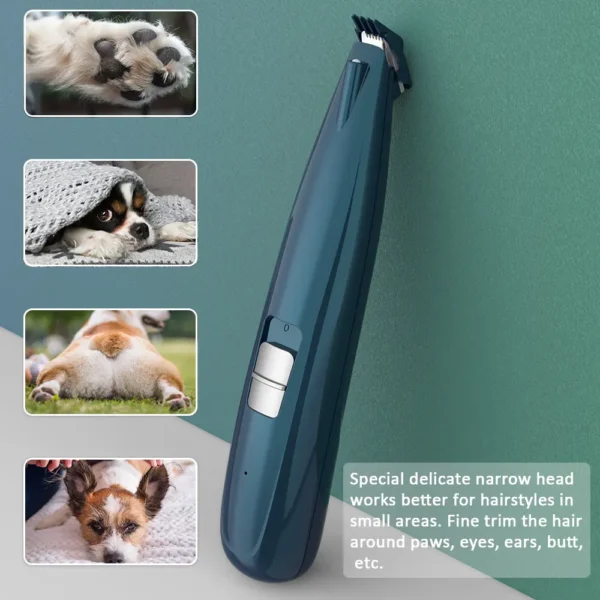 Pet Paw Hair Clear with LED Light