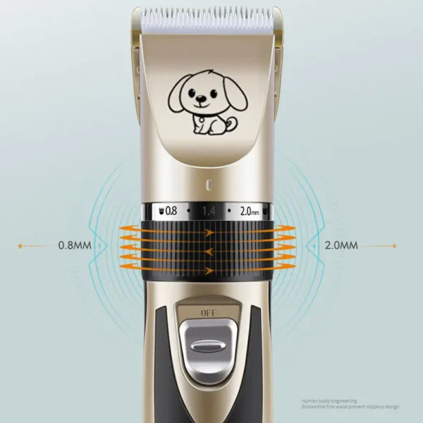 Electronic Pet Hair Trimmer Rechargeable Low-noise Dog Cat Haircut Kit Puppy Blade Cutter Machine Pet Grooming Shaver Scissor