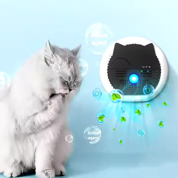 Smart litter box deodorizer (Self cleaning)