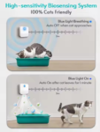 Tonepie smart odor eliminator with sensor for litter box