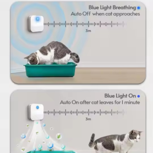 Tonepie smart odor eliminator with sensor for litter box