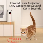 Smart teasing LED laser for Cats