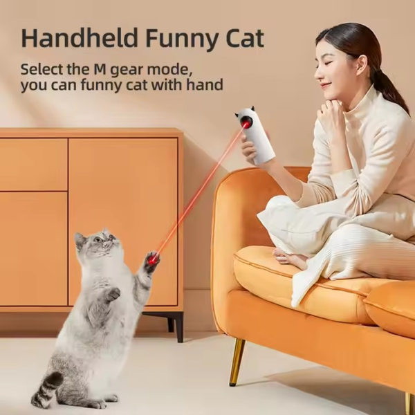 Smart teasing LED laser for Cats