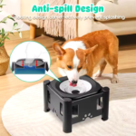 Elevated Stainless Steel bowls (2.2L/75oz) for Pets