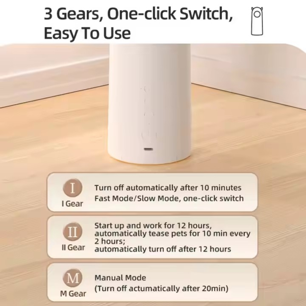 Smart teasing LED laser for Cats