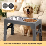 Adjustable Elevated bowls for Pets