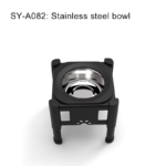Elevated Stainless Steel bowls (2.2L/75oz) for Pets