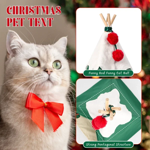 Christmas Pet tent for dogs and cats