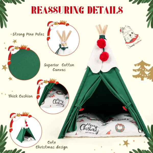 Christmas Pet tent for dogs and cats