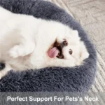 Plush Pet bed anti-anxiety donut cuddler