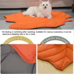 Leaf Shaped Dog Mat Blanket