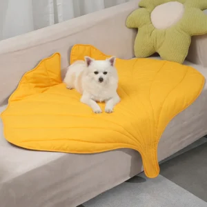 Leaf Shaped Dog Mat Blanket