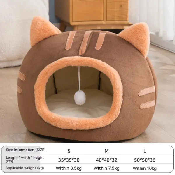 Autumn and Winter New Models Cat Shaped House