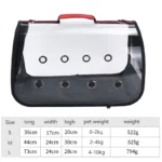Transparent Cat Carrier Outdoor Breathable Travel Handbag Puppy Carrier Shoulder Dog Bag Portable Bag Pet Manufacturer Supplies