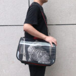Transparent Cat Carrier Outdoor Breathable Travel Handbag Puppy Carrier Shoulder Dog Bag Portable Bag Pet Manufacturer Supplies