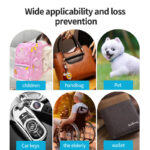 Electronic Pet Tracker Smart Air Tag Chip Mini Key Finder Anti Lost Alarm Cat Dog Products Tracking Pet Tracker Location