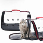 Transparent Cat Carrier Outdoor Breathable Travel Handbag Puppy Carrier Shoulder Dog Bag Portable Bag Pet Manufacturer Supplies