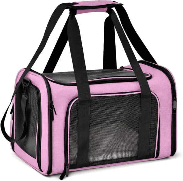 Pet Carrier for Small Medium Cats Dogs Puppies Airline Approved Small Dog Carrier Soft Sided Collapsible Puppy Dog Travel Bag
