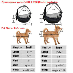 Pet Puppy Dog Carrier Backpack Travel Tote Shoulder Bag Mesh Sling Carry Pack Comfort Travel Tote Shoulder Bag Sling Backpack 2