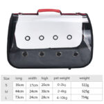 Transparent Cat Carrier Outdoor Breathable Travel Handbag Puppy Carrier Shoulder Dog Bag Portable Bag Pet Manufacturer Supplies