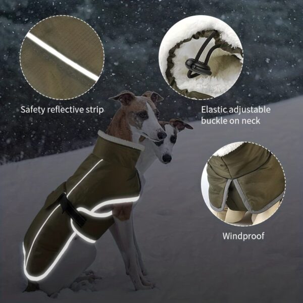 Waterproof Windproof Dog Fleece Vest With Leash Hole Apparel for for Small Medium Dogs Winter Cold Weather Clothing Dog Products