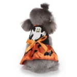 Dog Halloween Wizard Dress Pet Costume with Bat Skirt Winter Christmas Decoration Supplies for Apparel Use