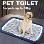Large Dog Toilet Potty Training Convenient Removable Mesh Tray Seamless Dog Cleaning Robust for Dog up to 50kg Indoor Pet Toilet