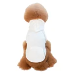 Autumn Winter Dog Clothing Solid Color Clothes for Pet Dog Hoodie Sweater Pet Sweater Teddy Clothes Velvet Dog Coat Cat Hoodies