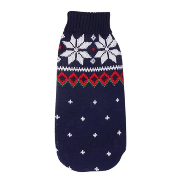 Christmas Dog Sweater Elk Print Pet Sweater for Small Medium Dogs Cat Clothes Designer Dog Products