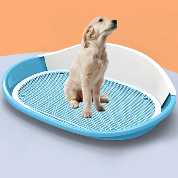 Portable Dog Doggie Cat Toilet Potty Puppy Litter Tray Dog Training Pee Bedpan Pet Cleaning Dogs Toilet Prevent Urine Splashing
