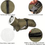 Waterproof Windproof Dog Fleece Vest With Leash Hole Apparel for for Small Medium Dogs Winter Cold Weather Clothing Dog Products
