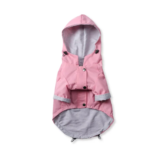 Fashion Raincoat for Dogs Waterproof Raincoat Jacket Dog Coat Windproof for Small Medium Large Dog Clothes for Pet