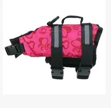Reflective Dog Life Jacket Sport Safety Rescue Vest Clothes for Pet Designer Dog Adjustable Vests Puppy Float Swimming Pet Vests