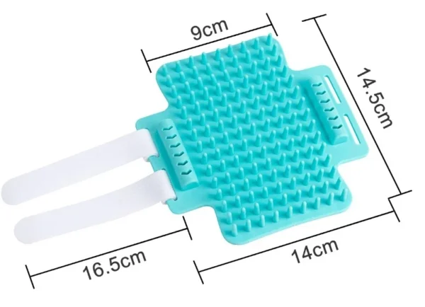 Cat Desk Corner Comb Kitten Scrubbing Cat Hair Remover Brush with Straps Pet Dog Cleaning Cats Scratcher Pet Grooming Brush