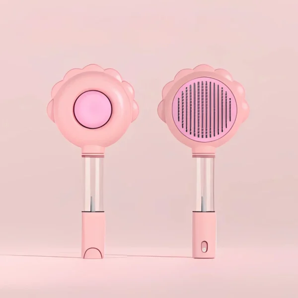 New Sunflower Pet Hair Removal Comb Anti-Flying Self-Cleaning Cat Hair Brush with Massage Feature for Dogs