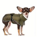 Waterproof Windproof Dog Fleece Vest With Leash Hole Apparel for for Small Medium Dogs Winter Cold Weather Clothing Dog Products