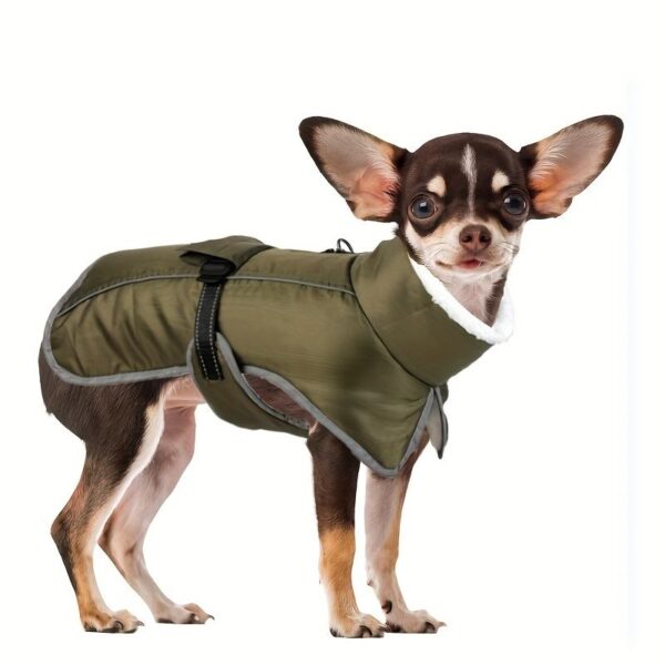 Waterproof Windproof Dog Fleece Vest With Leash Hole Apparel for for Small Medium Dogs Winter Cold Weather Clothing Dog Products